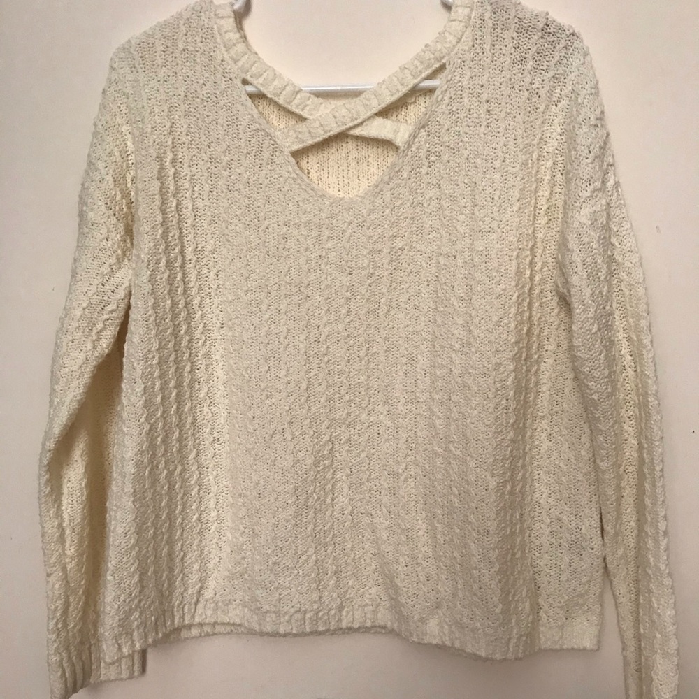 Hollister Criss Cross Sweater